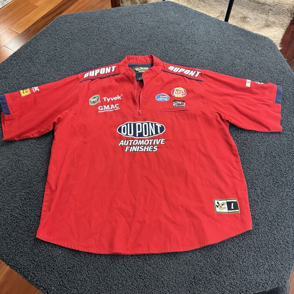 Vintage Chase Authentics Drivers Line Gordon #24 DuPont Pit Crew Shirt 2XL